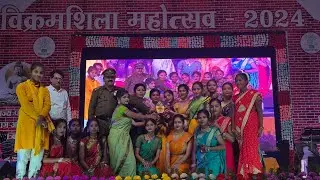 Bihar Folk Dance | Bihar dance | Performance By Ganpatsingh high school | Bikramshila mahotshav