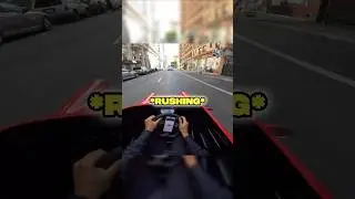 Доставка Mini-Porsche Uber сходит с ума! 🤣🔥