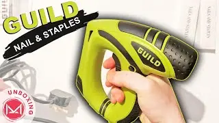 GUILD NAIL AND STAPLE GUN | Electric Staple Gun | Argos 6202022 &pound;20 | Unboxing video