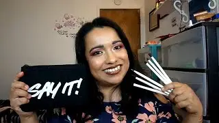Обзор набора из 6 кистей с сумкой от Bh Cosmetics Say It!