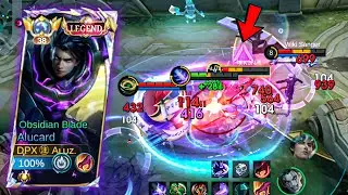 BROKEN ALUCARD BUILD 💀 WTF DAMAGE + CRAZY LIFESTEAL! - Mobile Legends