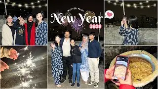 New Year’s Eve with Family 💌 | BBQ Party 🍖 | Good food + Fun games 🍲🍡 | Winter Vlog 2024 ✨