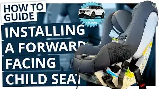 How to install a forward facing child seat in an SUV with and without ISOFIX