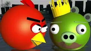 (RECREATION V4) ANGRY BIRDS 3D ♫ ♪ ♫ ♪ ♫ ANIMATED TRAILER ☺ Angry Birds Cinematic Trailer