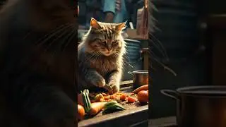 The Clever Cat&rsquo;s Market Adventure #cartoon #animation #sad #cute #cat # short #CatStory #Animal#mark