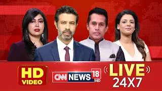 CNN News18 LIVE HD: Mamata vs ED, Vijay Film HC Order, Ram Rahim Parole, Market Freefall- News Today