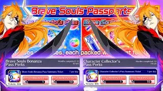 1 YEAR OF PASSPORT TICKETS! ONLY THE 5🌟!! Bleach Brave Souls