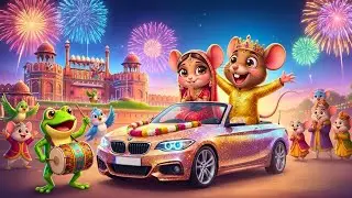 🐭Royal Mouse Wedding | Chuhe Ki Barat Part 1 | Kids Hindi Cartoon 🎉