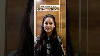 Instant Glow Skin Routine | 2 Easy Steps for Glowing Skin #shorts #skincare #glowskin #facepack