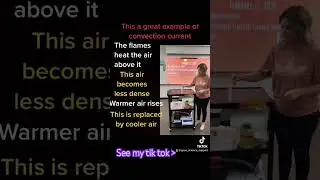 Convection current demo #heattransfer #convection #conduction #radiation