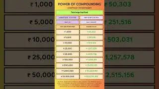 Power of Compounding Tata Large Cap Fund