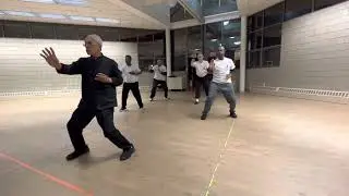 NanShaolin Wuzuquan - Five Ancestors Fist -  Roundhouse Punch  Form routine exercise 五袓拳 雙捎拳練法