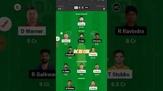 DC vs CSK Dream11 Prediction | Dream 11 Team | IPL 2024 MATCH-13 #ipl #cricket #dream11team #dcvscsk