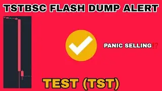 TST COIN FLASH DUMP ALERT IN MAY 2025‼️ TEST COIN PANIC SELLING⁉️ HOW LOW CAN TSTBSC GO⁉️