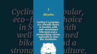 AI: 5 Common Transport Choices in Sweden (Without Cars) #sweden #transportation