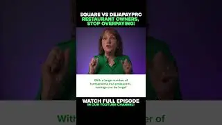 Square vs DejaPayPro: Restaurant Owners, Stop Overpaying!