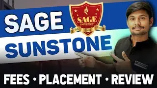 sunstone sage university ||sage university indore||  Best College and Institute of MP ?? 🤯🤯
