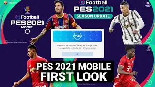 PES 2021 Mobile First Look | eFootball PES 2021 Mobile Released | Best Mobile Football Game #PES2021