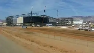 Stratolaunch Hangar Construction Timelapse