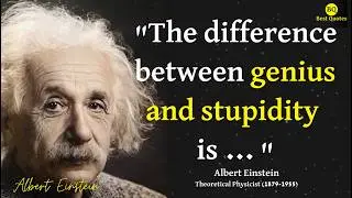 Albert Einstein's Most Inspiring Quotes to Spark Your Genius