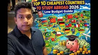 Top 10 Cheapest Countries to Study Abroad 2026 | Low Budget Guide | 2026 Best Countries List