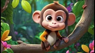 The Shy Monkey Missed the Banana Bus 🐒 | Nursery Rhymes for Kids & Baby Songs