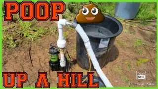 HOW TO POOP 💩  UP A HILL automatic rv black water dump Grey water clean out mascerator sewage pump