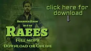 WATCH׃׃Raees Full Movie &brvbar;&brvbar; Free Download &brvbar;&brvbar; Watch Online &brvbar;&brvbar; ANAS OFFICIAL