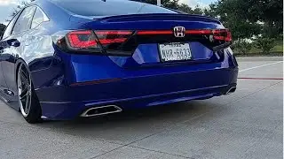 Установка светодиодной подсветки багажника HONDA ACCORD 2019 года!!!!