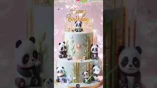 15 March Birthday Wish 💖 | Happy Birthday Song #happybirthday #march #birthdaystatus #cake  #shorts