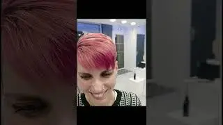 coupe ras&eacute;e femme rose coloriste Aix en Provence