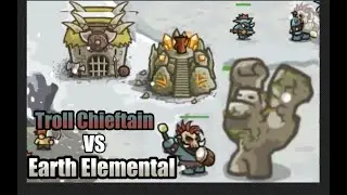 Troll VS Earth Elemental - Kingdom Rush 1