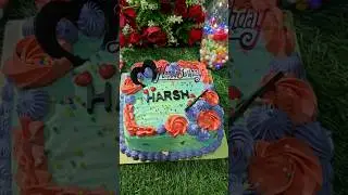 Square Cake Decoration #squarecake #squarecakes #cakedecorating #trending #viralvideo