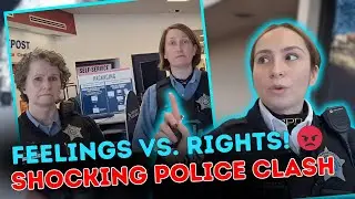 Corrupt Karen Cops Exposed? Female Sergeant Shuts Them Down in Epic First Amendment Audit!