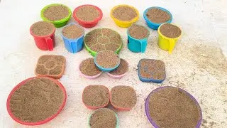  Amezing colour glass sand cake satisfying ASMR Amezing multiple sand cake video 