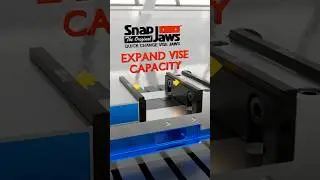 New Slimline Step Jaws - Expand Your Capacity - Snap Jaws Quick Change Vise Jaws | Part# 6SLJ-600