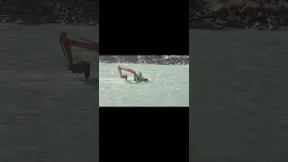 JCB River Working #shorts #viral #nepal #jcb #jcbworkingvideo