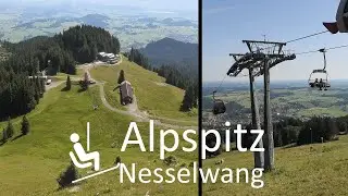GERMANY: Alpspitz mountain & cable car, Nesselwang -Allgäu 4K