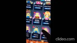 My newer minion rush collection of costumes!!