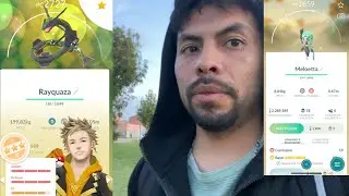 el dueño para mi chapa plateada mega RAYQUAZA shiny  ..... meloeta shiny