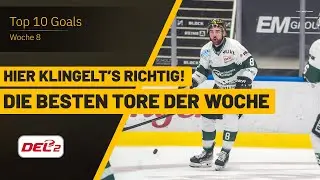 Hier gibt's Traumtore! | Top 10 Goals - Woche 8, DEL2 | Sporteurope.TV Eishockey