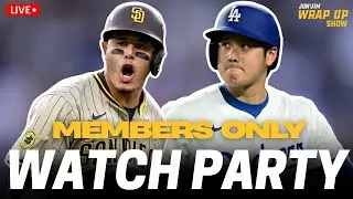Padres vs Dodgers Wrap Up Show Members Watch Party!