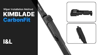 How to Install and Remove CarbonFit Wipers on an I&L-Type Wiper Arm | KIMBLADE Easy Guide