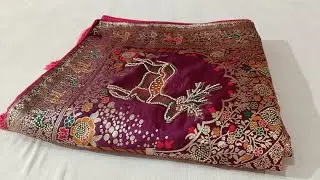 हिरण वाली साड़ी 🦌#saree #indiandesignerwear #partywearsaree 