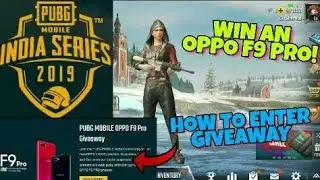 Oppo F9 Pro GIVEAWAY | PUBG Mobile India Series | How To Enter Giveaway [Hindi] | Ft. TechyAkash