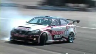 Hiro Sumida crashes at Formula D Irwindale