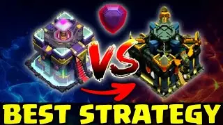BEST Strategy Th15 vs Th17 attack | double Hero charge | Root rider valkyrie attack | coc