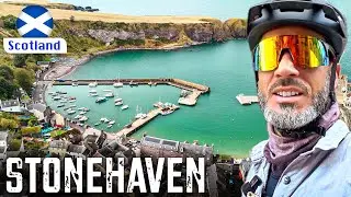 DE BIKE PELA COSTA DA ESCÓCIA | Stonehaven, Drone e Acampamento Selvagem. EP.193