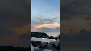 Satisfying hotel pool with ocean sky view #shorts #trending #hotelpool #hotelview #satisfying