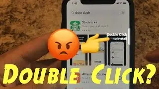 😡Двойной щелчок для установки в App Store для Apple iPhone X или iPhone 10 Не удается загрузить приложения. Быстро сделай сам.